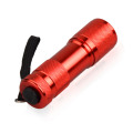 385nm 9 UV Led ultraviolet torch mini aluminum led light